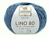 Filato Naturale in Lino e Cotone Egiziano, Confezione da 4 Gomitoli 8 Colori