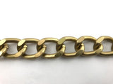 1 Metro di Catena a Metraggio in Metallo 1,1cm di Altezza per Borse e Pochette 3 Colori