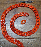 1 Metro Catena in Resina Lucida Sfumata, Tracolla per Borse Hand Made 12 Colori