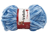 5 Gomitoli di Ciniglia Vellutino Tre Sfere Poliestere 250gr ideale per Amigurumi e Uncinetto