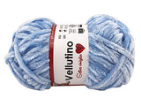 5 Gomitoli di Ciniglia Vellutino Tre Sfere Poliestere 250gr ideale per Amigurumi e Uncinetto