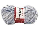 5 Gomitoli di Ciniglia Vellutino Tre Sfere Poliestere 250gr ideale per Amigurumi e Uncinetto