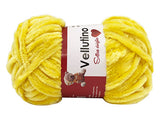 5 Gomitoli di Ciniglia Vellutino Tre Sfere Poliestere 250gr ideale per Amigurumi e Uncinetto