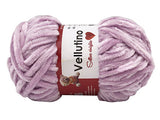 5 Gomitoli di Ciniglia Vellutino Tre Sfere Poliestere 250gr ideale per Amigurumi e Uncinetto