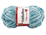 5 Gomitoli di Ciniglia Vellutino Tre Sfere Poliestere 250gr ideale per Amigurumi e Uncinetto