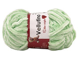 5 Gomitoli di Ciniglia Vellutino Tre Sfere Poliestere 250gr ideale per Amigurumi e Uncinetto