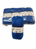 5 gomitoli Filato di Cotone Fiocco Naturale 100% TreSfere in Confezione da 250gr.
