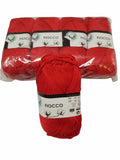 5 gomitoli Filato di Cotone Fiocco Naturale 100% TreSfere in Confezione da 250gr.