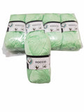 5 gomitoli Filato di Cotone Fiocco Naturale 100% TreSfere in Confezione da 250gr.