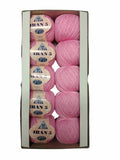 10 Gomitoli Filato di Cotone Egiziano Iran per Uncinetto n°5 in Confezione da 500gr 17 Colori