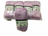 5 gomitoli Filato di Cotone Fiocco Naturale 100% TreSfere in Confezione da 250gr.