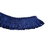 1 mt di Frangia Marabù Onda d'Arredamento, Spazzolino Borse Hand Made Altezza 3,5cm