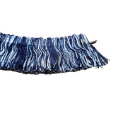 1 mt di Frangia Marabù Onda d'Arredamento, Spazzolino Borse Hand Made Altezza 3,5cm