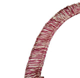 1 mt di Frangia Marabù Onda d'Arredamento, Spazzolino Borse Hand Made Altezza 3,5cm