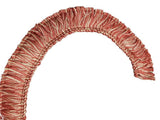 1 mt di Frangia Marabù Onda d'Arredamento, Spazzolino Borse Hand Made Altezza 3,5cm