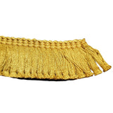 1 mt di Frangia Marabù Onda d'Arredamento, Spazzolino Borse Hand Made Altezza 3,5cm