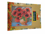 stafil Kit Ricamo Mezzo Punto consente di realizzare un Quadro da ricamare anche a Punto Croce con filati cotone lanato