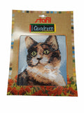 stafil Kit Ricamo Mezzo Punto consente di realizzare un Quadro da ricamare anche a Punto Croce con filati cotone lanato