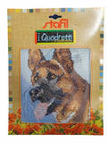 stafil Kit Ricamo Mezzo Punto consente di realizzare un Quadro da ricamare anche a Punto Croce con filati cotone lanato