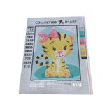 Collection d’Art Kit Ricamo Mezzo Punto Croce che Consente di Realizzare un Quadro da Ricamare