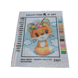 Collection d’Art Kit Ricamo Mezzo Punto Croce che Consente di Realizzare un Quadro da Ricamare