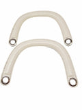 Coppia di Manici in similpelle per Borsa a Mezzaluna Tre Sfere 7 colori Larghezza 15cm