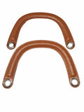 Coppia di Manici in similpelle per Borsa a Mezzaluna Tre Sfere 7 colori Larghezza 15cm