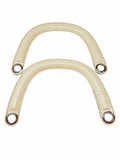 Coppia di Manici in similpelle per Borsa a Mezzaluna Tre Sfere 7 colori Larghezza 15cm