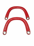 Coppia di Manici in similpelle per Borsa a Mezzaluna Tre Sfere 7 colori Larghezza 15cm
