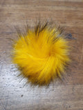 Pon Pon in Pelliccia Sintetica 12cm di Diametro per Cappelli e Hobbistica 15 Colori