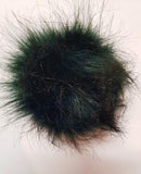 Pon Pon in Pelliccia Sintetica 12cm di Diametro per Cappelli e Hobbistica 15 Colori