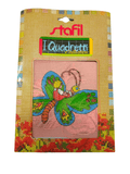 Stafil il kit Ricamo Mezzo Punto Consente di Realizzare un Quadro da Ricamare anche a Punto Croce, Stampa, Ago, Filati in Cotone Lanato e Istruzioni