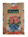 Stafil il kit Ricamo Mezzo Punto Consente di Realizzare un Quadro da Ricamare anche a Punto Croce, Stampa, Ago, Filati in Cotone Lanato e Istruzioni