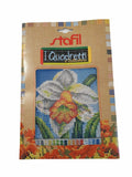 Stafil il kit Ricamo Mezzo Punto Consente di Realizzare un Quadro da Ricamare anche a Punto Croce, Stampa, Ago, Filati in Cotone Lanato e Istruzioni