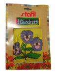 Stafil il kit Ricamo Mezzo Punto Consente di Realizzare un Quadro da Ricamare anche a Punto Croce, Stampa, Ago, Filati in Cotone Lanato e Istruzioni