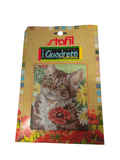 Stafil il kit Ricamo Mezzo Punto Consente di Realizzare un Quadro da Ricamare anche a Punto Croce, Stampa, Ago, Filati in Cotone Lanato e Istruzioni