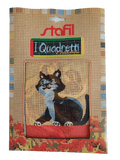Stafil il kit Ricamo Mezzo Punto Consente di Realizzare un Quadro da Ricamare anche a Punto Croce, Stampa, Ago, Filati in Cotone Lanato e Istruzioni
