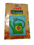 Stafil il kit Ricamo Mezzo Punto Consente di Realizzare un Quadro da Ricamare anche a Punto Croce, Stampa, Ago, Filati in Cotone Lanato e Istruzioni