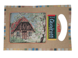 Stafil il kit Ricamo Mezzo Punto Consente di Realizzare un Quadro da Ricamare anche a Punto Croce, Stampa, Ago, Filati in Cotone Lanato e Istruzioni