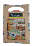 Stafil il kit Ricamo Mezzo Punto Consente di Realizzare un Quadro da Ricamare anche a Punto Croce, Stampa, Ago, Filati in Cotone Lanato e Istruzioni