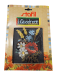 Stafil il kit Ricamo Mezzo Punto Consente di Realizzare un Quadro da Ricamare anche a Punto Croce, Stampa, Ago, Filati in Cotone Lanato e Istruzioni