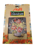 Stafil il kit Ricamo Mezzo Punto Consente di Realizzare un Quadro da Ricamare anche a Punto Croce, Stampa, Ago, Filati in Cotone Lanato e Istruzioni