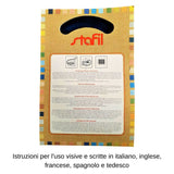 Stafil il kit Ricamo Mezzo Punto Consente di Realizzare un Quadro da Ricamare anche a Punto Croce, Stampa, Ago, Filati in Cotone Lanato e Istruzioni