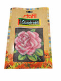 Stafil il kit Ricamo Mezzo Punto Consente di Realizzare un Quadro da Ricamare anche a Punto Croce, Stampa, Ago, Filati in Cotone Lanato e Istruzioni