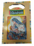 Stafil il kit Ricamo Mezzo Punto Consente di Realizzare un Quadro da Ricamare anche a Punto Croce, Stampa, Ago, Filati in Cotone Lanato e Istruzioni