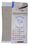 Saldastrappi Termoadesivo 100% Lino Marbet Tinta Unita Rammendo 2 Colori 40,5x14cm