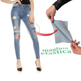 Saldastrappi Termoadesivo Maglina Elastica Marbet Strappo Leggings 19 Colori 