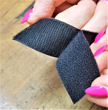Velcro Nero Altezza 3 cm da Cucire pezza da 1 mt Maschio Femmina